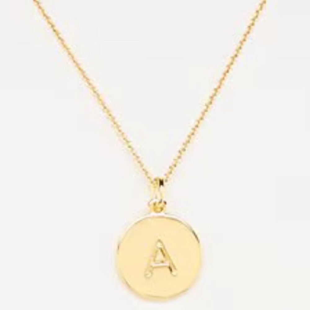 Kate Spade Mini Initial Pendant Necklace, A, NWT